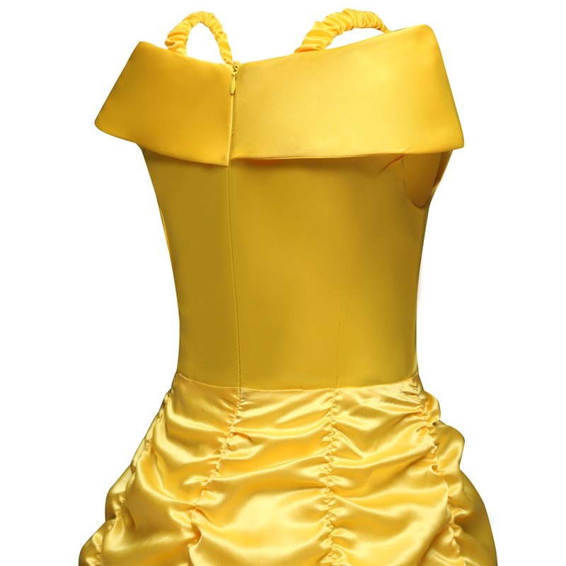 Cosplay Belle Princess Dresses for girls Beauty and the beast Costume Kids Birthday dress Children Halloween Girls Clothing