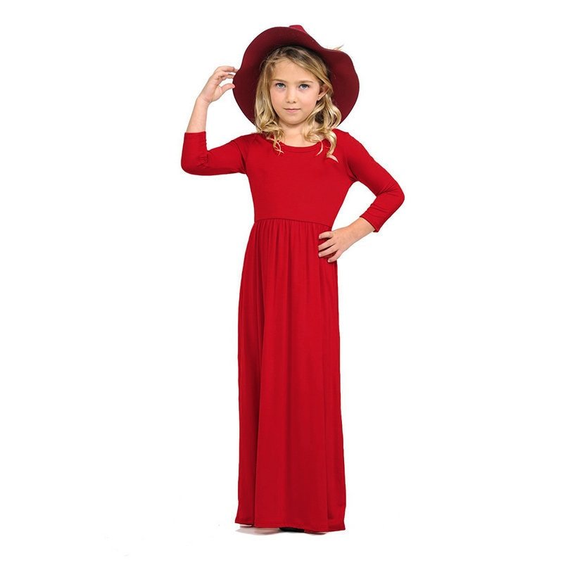 Kids Long Bohemia Maxi Dresses For Girls Clothes Teen Sundress Baby Girl Birthday Party Floral Dress Children's Beach Clothing
