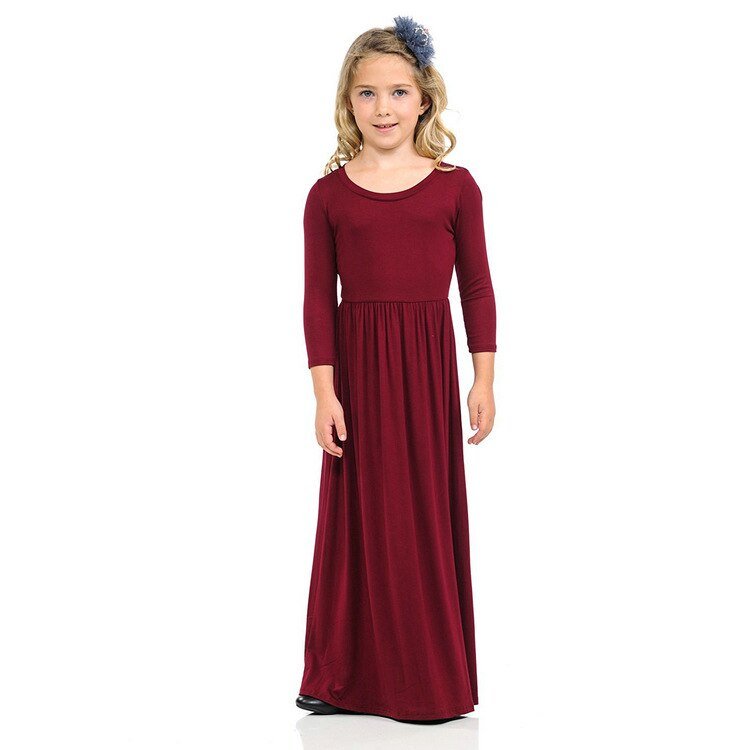 Kids Long Bohemia Maxi Dresses For Girls Clothes Teen Sundress Baby Girl Birthday Party Floral Dress Children's Beach Clothing