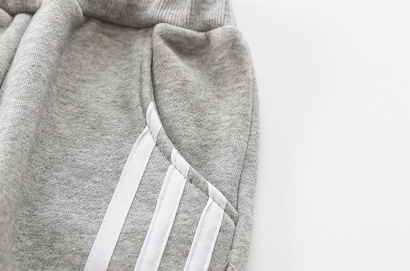 Children's Clothing 2020 Autumn and Winter Long-sleeved Plus Velvet Boys and Girls Zipper Casual Suit Two-piece Sports Set Children's Clothing 2020 Autumn and Winter Long-sleeved Plus Velvet Boys and Girls Zipper Casual Suit Two-piece Sports Set
