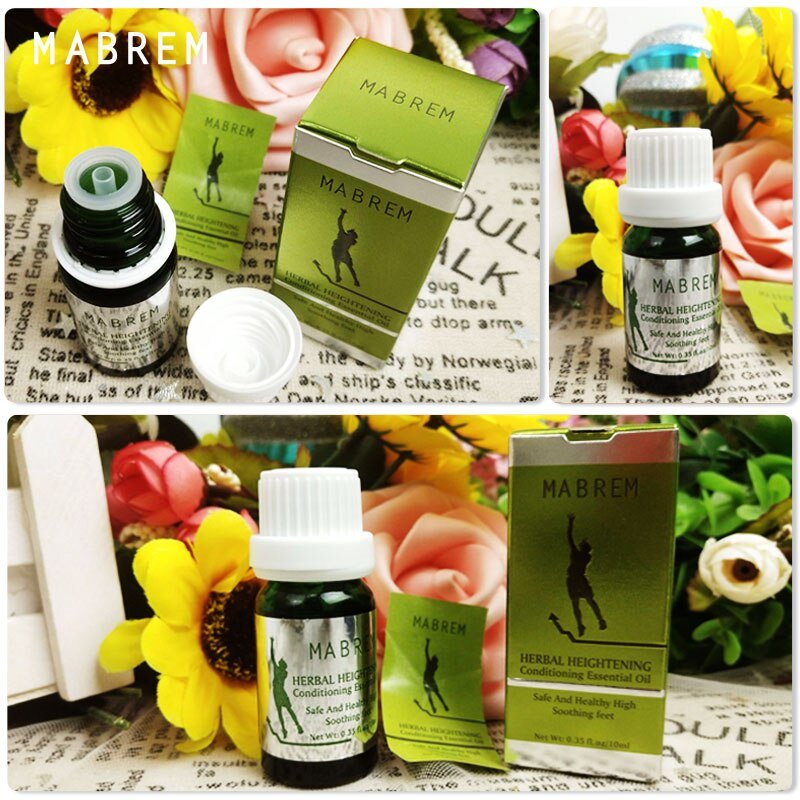 Mabrem Hoogte Verhogen Olie Conditioning Body Groeien Groter Kruiden Etherische Oliën Rustgevende Voet Bevorderen Bone Groei Massage Oil10ml