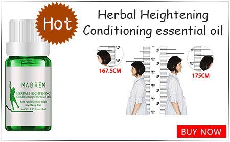 Mabrem Hoogte Verhogen Olie Conditioning Body Groeien Groter Kruiden Etherische Oliën Rustgevende Voet Bevorderen Bone Groei Massage Oil10ml