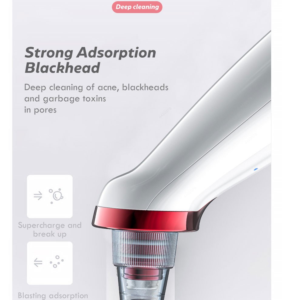 Comedondrukker Gezicht Deep Neus Cleaner T Zone Porie Acne Puistje Removal Vacuüm Zuig Facial Diamant Schoonheid Schone Huid Tool