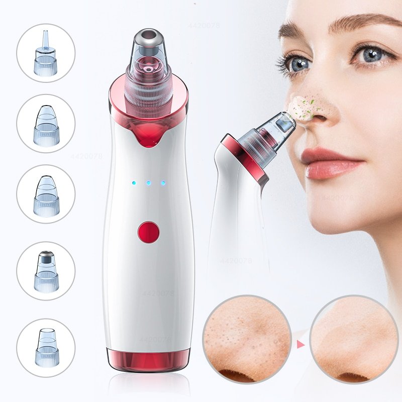 Comedondrukker Gezicht Deep Neus Cleaner T Zone Porie Acne Puistje Removal Vacuüm Zuig Facial Diamant Schoonheid Schone Huid Tool