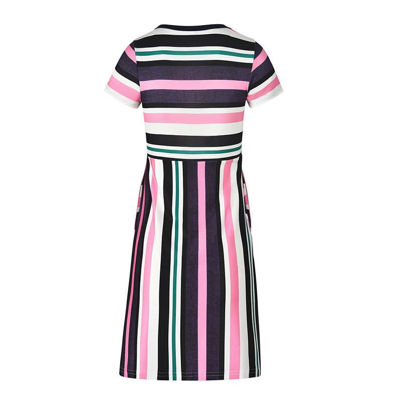 Kids Dresses For Girls Toddler Baby Girls Striped Beach Strap Clothes Long Dress Bohemian Children Party Beachwear Dress Outfits