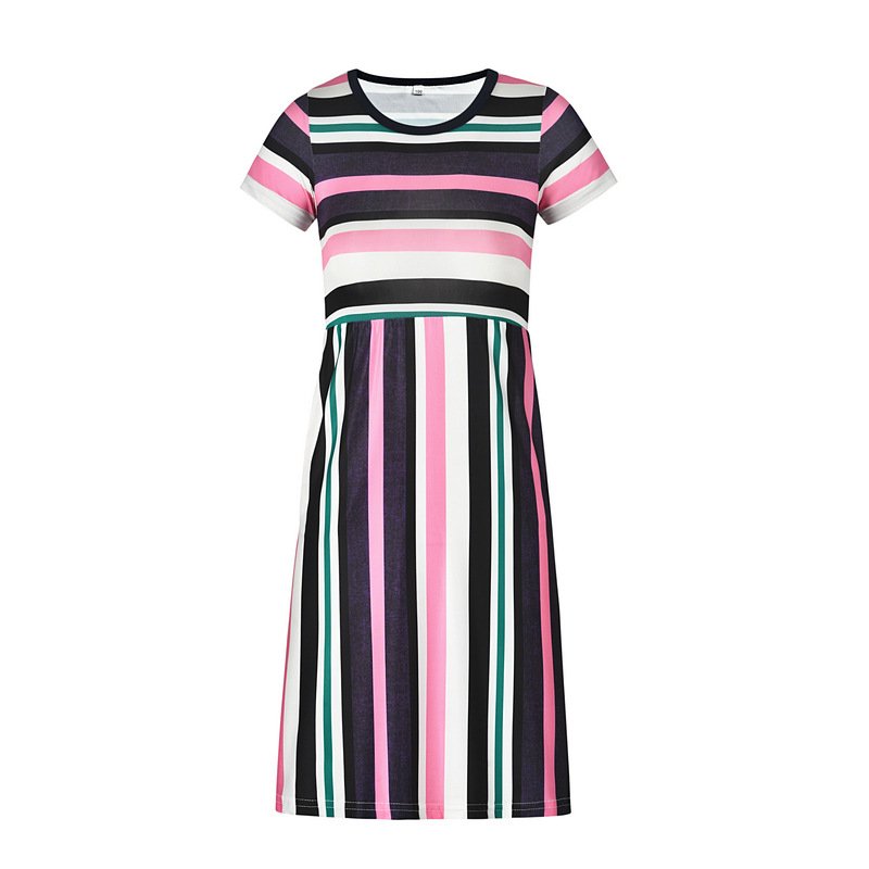 Kids Dresses For Girls Toddler Baby Girls Striped Beach Strap Clothes Long Dress Bohemian Children Party Beachwear Dress Outfits