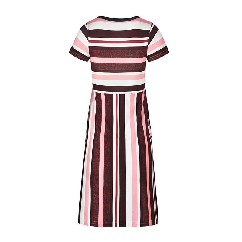 Kids Dresses For Girls Toddler Baby Girls Striped Beach Strap Clothes Long Dress Bohemian Children Party Beachwear Dress Outfits