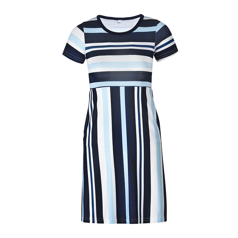 Kids Dresses For Girls Toddler Baby Girls Striped Beach Strap Clothes Long Dress Bohemian Children Party Beachwear Dress Outfits
