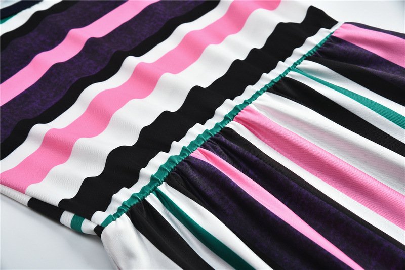 Kids Dresses For Girls Toddler Baby Girls Striped Beach Strap Clothes Long Dress Bohemian Children Party Beachwear Dress Outfits