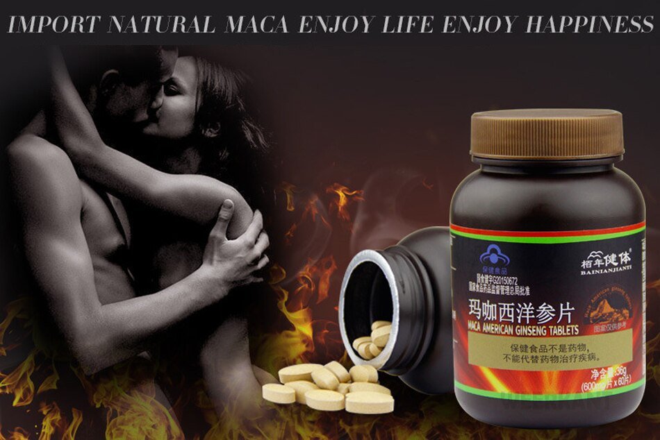 Pure Maca Root Extracts Tablets for Healthy Energy Personal Care Both for Men & Women