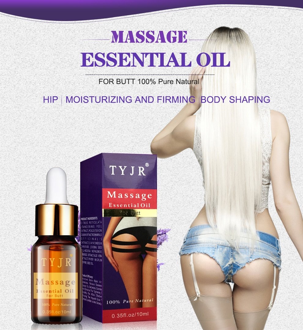 Hip Lift Up Buttock Massage Essential Oil Butt Enlargement Cellulite Cream Firming and Lifting for Women Big Butt 10ML TSLM2