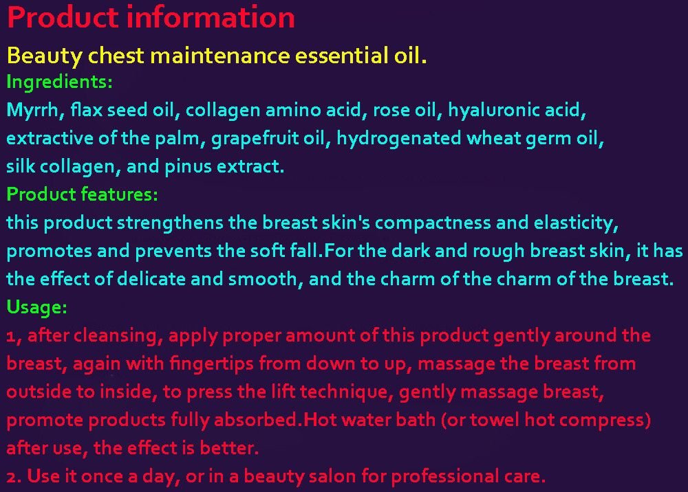 Breast Enlargement Essential Oil Frming Enhancement Breast Enlarge Big Bust Enlarging Bigger Chest Massage Breast Enlargement