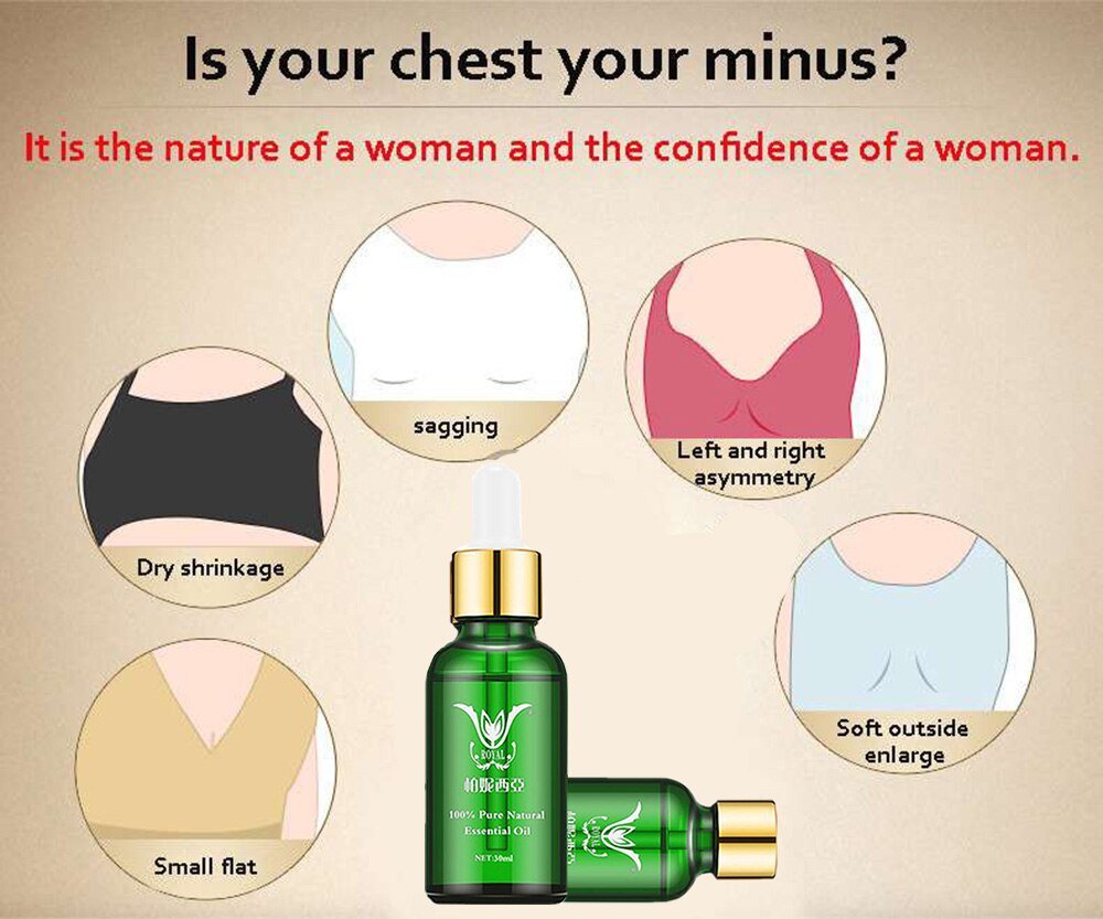 Breast Enlargement Essential Oil Frming Enhancement Breast Enlarge Big Bust Enlarging Bigger Chest Massage Breast Enlargement