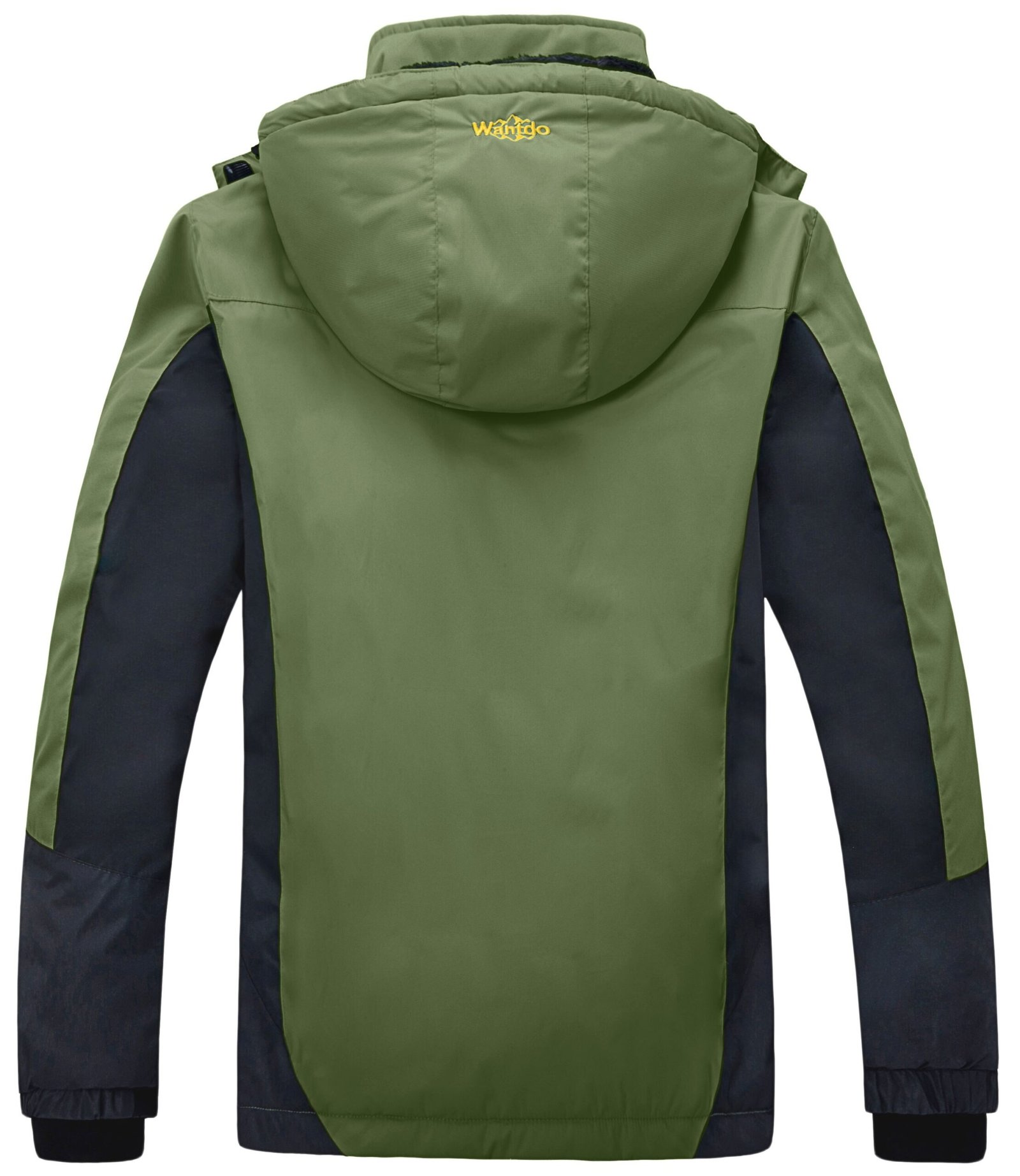 Wantdo Men Winter Coat Warm Ski Jacket Waterproof With Removable Hood