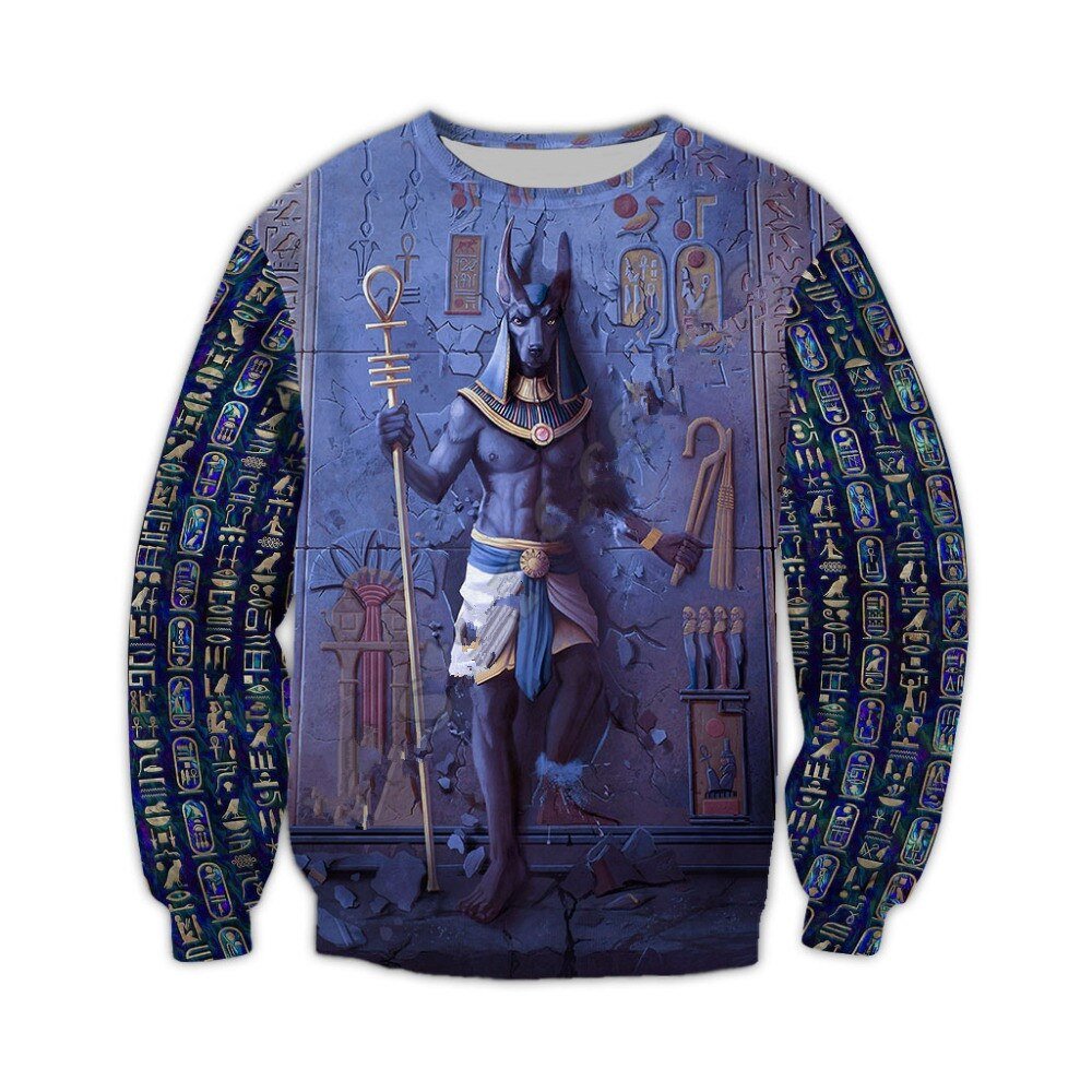Horus Egyptian God Eye of Egypt Pharaoh Anubis Ancient Egypt 3DPrint Zipper/Hoodies/Sweatshirt/Jacket Fashion tops Drop ship H12