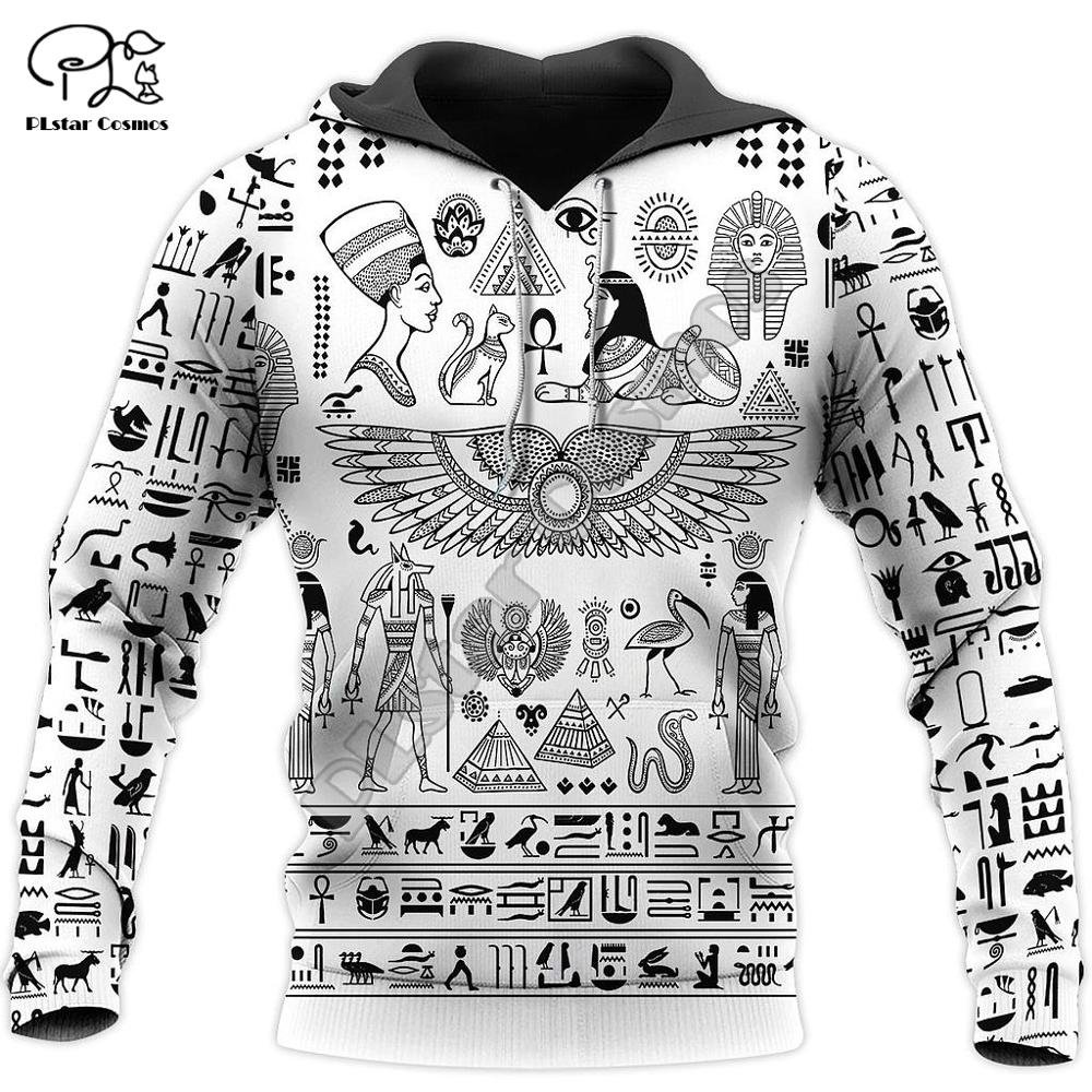 2020Newest Mysterious Totem Retor Horus Ancient Horus God Eye of Egypt Pharaoh Anubis 3DPrint Zip/Hoodies/Sweatshirts/Jacket N22