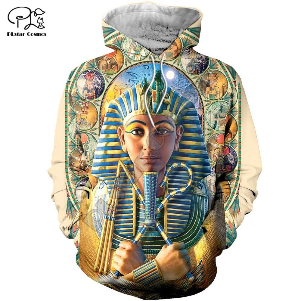 2020Newest Mysterious Totem Retor Horus Ancient Horus God Eye of Egypt Pharaoh Anubis 3DPrint Zip/Hoodies/Sweatshirts/Jacket N10