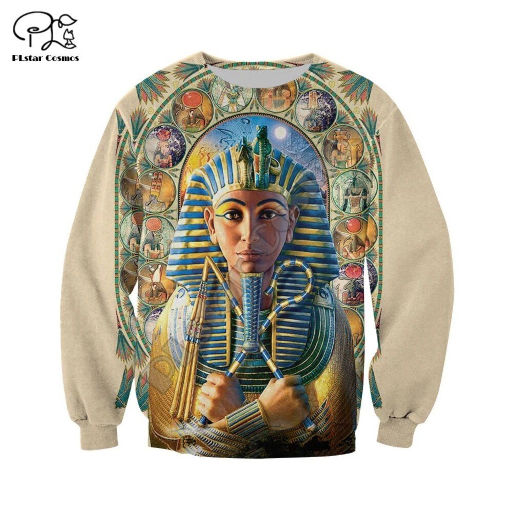 2020Newest Mysterious Totem Retor Horus Ancient Horus God Eye of Egypt Pharaoh Anubis 3DPrint Zip/Hoodies/Sweatshirts/Jacket N10
