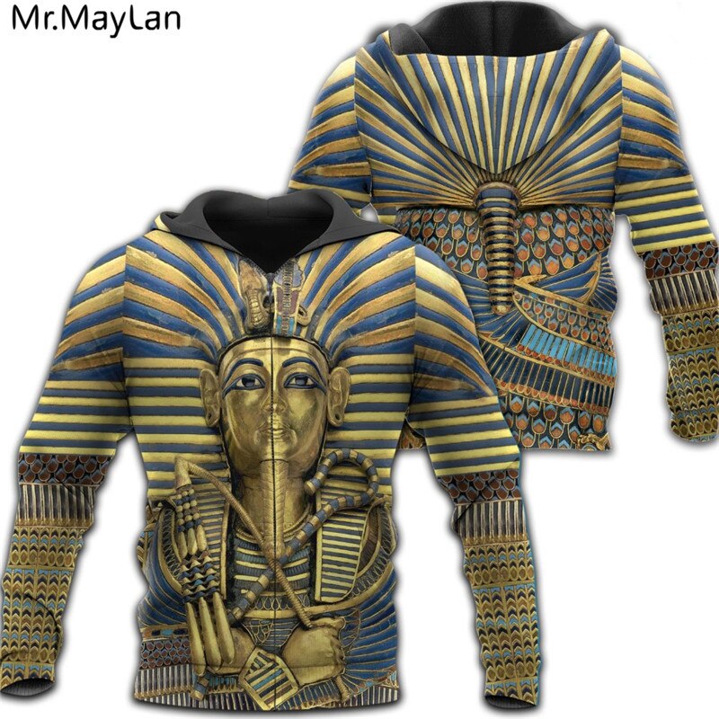 Egypt King Tutankhamun Art 3D Full Printed Jacket Men/Women Harajuku Hoodies Sweatshirt Unisex Casual Retro Streetwear Drop ship Egypt King Tutankhamun Art 3D Full Printed Jacket Men/Women Harajuku Hoodies Sweatshirt Unisex Casual Retro Streetwear Drop ship