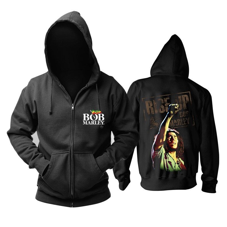 7 designs Bob Marley zipper Sweatshirt Rock Vintage hoodies brand shell jacket sudadera Punk fleece Reggae musician jazz R&B