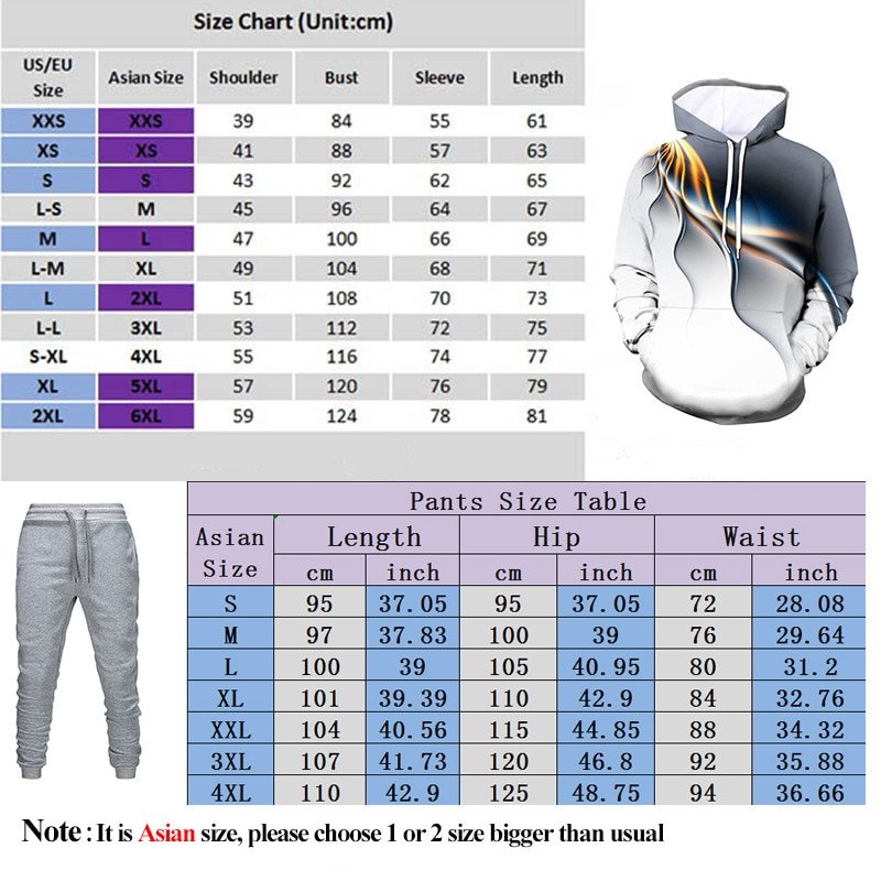 Herfst 2020 Mannen Sets Print Hooded Sweater + Broek 2 Stuks Sets Trainingspak Mannen Kleding Casual Sportwear Fitness Sport Pak s-4XL