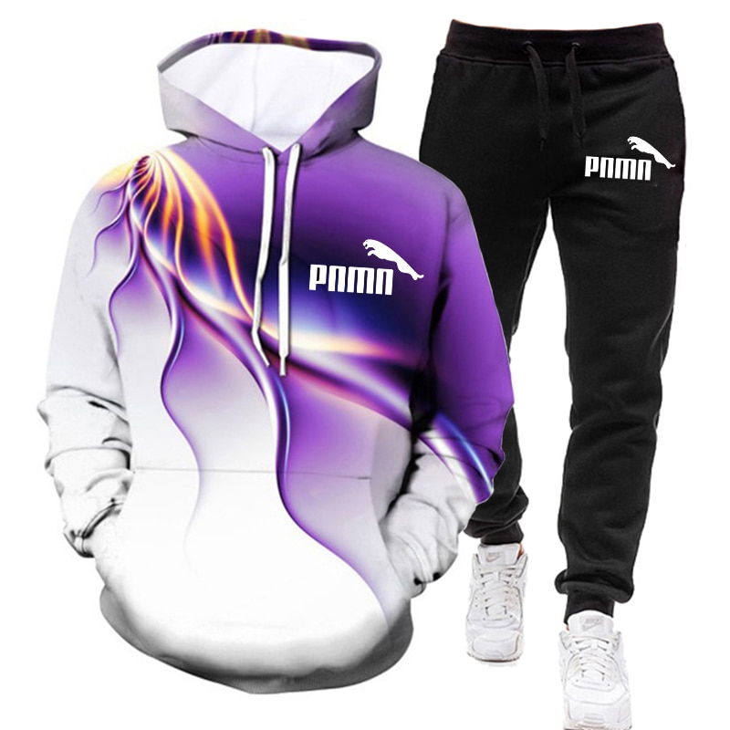 Herfst 2020 Mannen Sets Print Hooded Sweater + Broek 2 Stuks Sets Trainingspak Mannen Kleding Casual Sportwear Fitness Sport Pak s-4XL Herfst 2020 Mannen Sets Print Hooded Sweater + Broek 2 Stuks Sets Trainingspak Mannen Kleding Casual Sportwear Fitness Sport Pak s-4XL