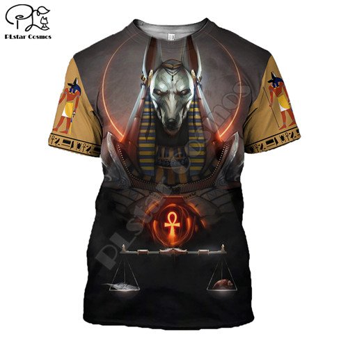 Plstar Cosmos Horus Oude Horus Egyptische God Oog Van Egypte Farao Anubis Gezicht 3d Gedrukt T-shirt Mannen/Vrouwen Unisex streetwear