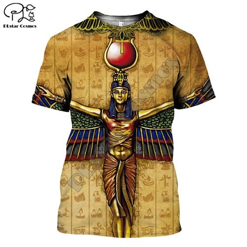 Plstar Cosmos Horus Oude Horus Egyptische God Oog Van Egypte Farao Anubis Gezicht 3d Gedrukt T-shirt Mannen/Vrouwen Unisex streetwear