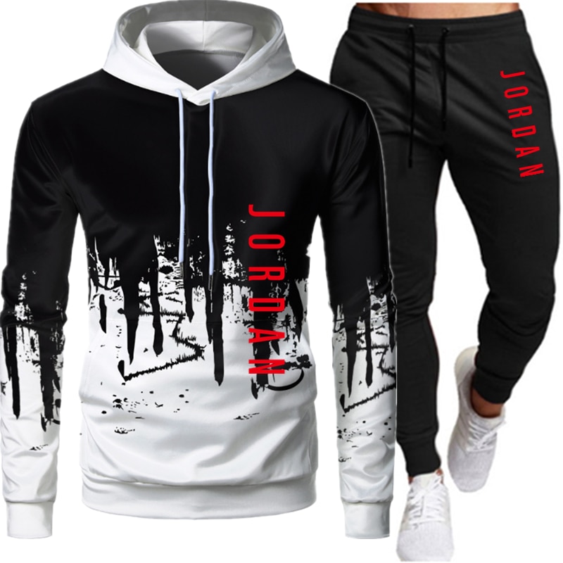 2 Stuks Sets Trainingspak Mannen Hooded Sweater + Broek Capuchon Sportwear Pak Ropa Hombre Casual Mannen Kleding Maat S-4XL 2 Stuks Sets Trainingspak Mannen Hooded Sweater + Broek Capuchon Sportwear Pak Ropa Hombre Casual Mannen Kleding Maat S-4XL
