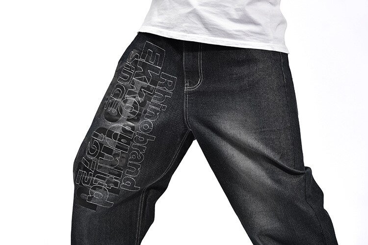 2019 CHOLYL Man losse jeans hiphop skateboard jeans baggy broek denim broek hip hop mannen ad rap jeans 4 Seizoenen big size 30-46 2019 CHOLYL Man losse jeans hiphop skateboard jeans baggy broek denim broek hip hop mannen ad rap jeans 4 Seizoenen big size 30-46