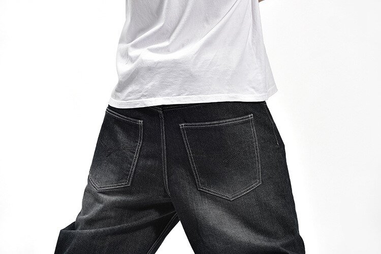 2019 CHOLYL Man losse jeans hiphop skateboard jeans baggy broek denim broek hip hop mannen ad rap jeans 4 Seizoenen big size 30-46 2019 CHOLYL Man losse jeans hiphop skateboard jeans baggy broek denim broek hip hop mannen ad rap jeans 4 Seizoenen big size 30-46
