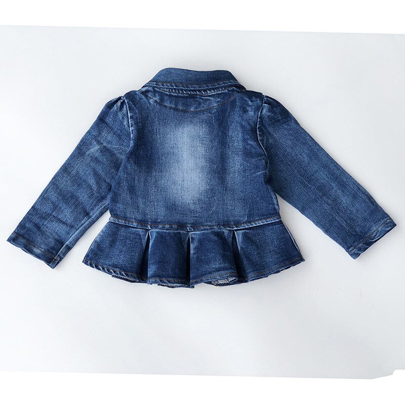 Lente Herfst Baby Meisje Kleding Meisje Denim Kleding Sets 3 Stuks Lange Mouwen T-shirt Jurk Tops Bebe Denim jas En Jeans