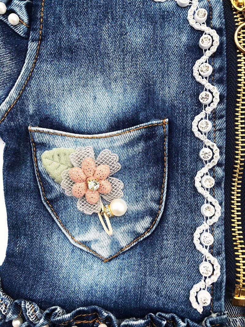 Lente Herfst Baby Meisje Kleding Meisje Denim Kleding Sets 3 Stuks Lange Mouwen T-shirt Jurk Tops Bebe Denim jas En Jeans