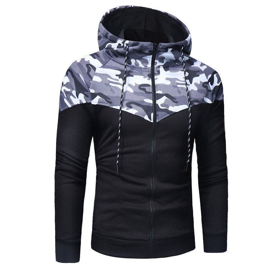 Mannen Camouflage Gedrukt Set 2019 Nieuwe Causale Patchwork Jas Trainingspak Sportkleding Hoodies Sweatshirt Broek Jogger Pak Mannen Camouflage Gedrukt Set 2019 Nieuwe Causale Patchwork Jas Trainingspak Sportkleding Hoodies Sweatshirt Broek Jogger Pak