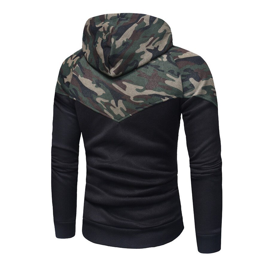 Mannen Camouflage Gedrukt Set 2019 Nieuwe Causale Patchwork Jas Trainingspak Sportkleding Hoodies Sweatshirt Broek Jogger Pak Mannen Camouflage Gedrukt Set 2019 Nieuwe Causale Patchwork Jas Trainingspak Sportkleding Hoodies Sweatshirt Broek Jogger Pak