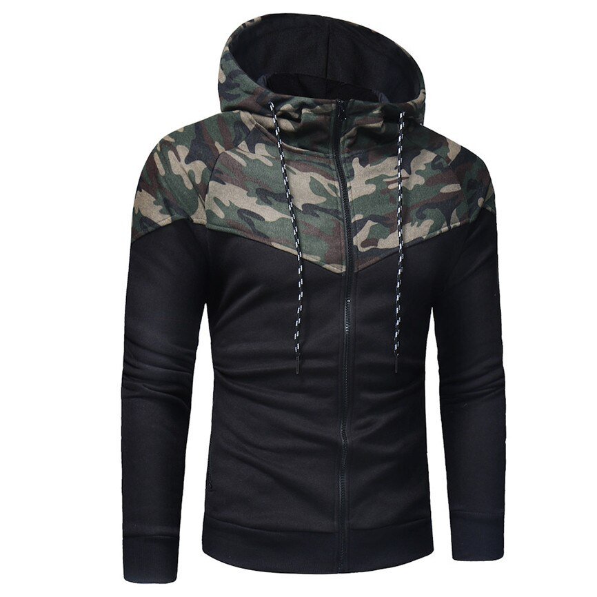 Mannen Camouflage Gedrukt Set 2019 Nieuwe Causale Patchwork Jas Trainingspak Sportkleding Hoodies Sweatshirt Broek Jogger Pak Mannen Camouflage Gedrukt Set 2019 Nieuwe Causale Patchwork Jas Trainingspak Sportkleding Hoodies Sweatshirt Broek Jogger Pak