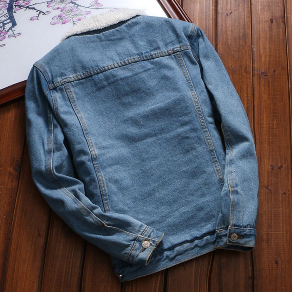 Vrouwen Denim Jassen Met Bont Dame Herfst Winter Denim Jassen Warm Overstuur Jassen Vintage Lange Mouwen Losse Jeans Jas Uitloper