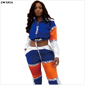 Herfst Winter Vrouwen Set Denim Trainingspakken Lange Mouwen Crop Top Mini Rokken suits Parels Tweedelige Pak Plus Size XL-5XL GL19436