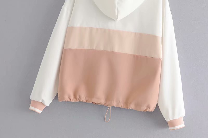2019 Set Vrouwelijke Vintage Contrast Kleur Baseball Bomber Trui Jas Vrouwen Tops En Potlood Jogging Broek Past Tweedelige Sets