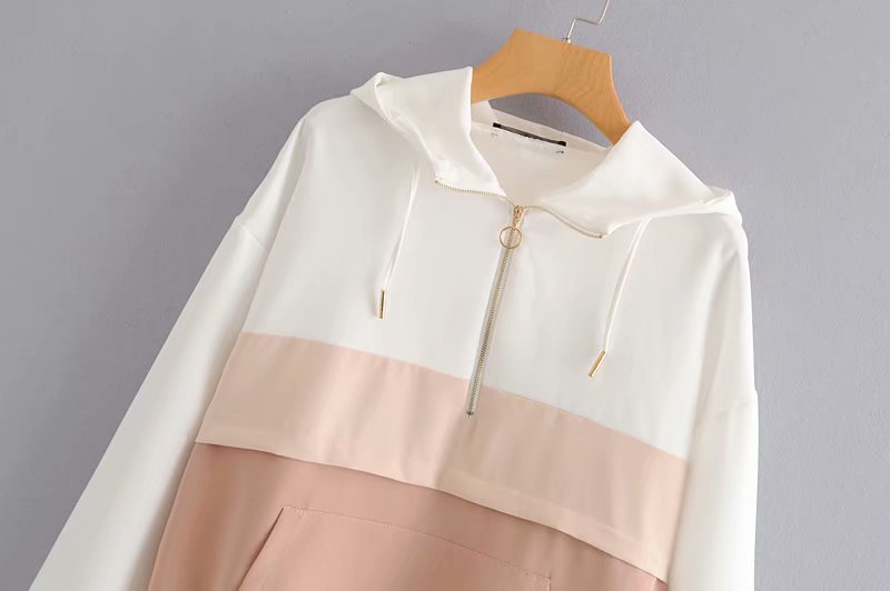 2019 Set Vrouwelijke Vintage Contrast Kleur Baseball Bomber Trui Jas Vrouwen Tops En Potlood Jogging Broek Past Tweedelige Sets