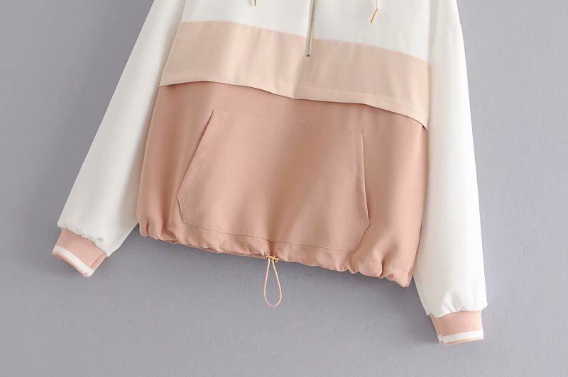2019 Set Vrouwelijke Vintage Contrast Kleur Baseball Bomber Trui Jas Vrouwen Tops En Potlood Jogging Broek Past Tweedelige Sets