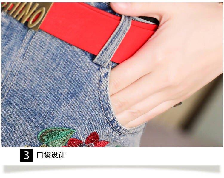 Vangull 2019 Herfst Vrouwen Bloemen Borduren Denim Jas Rok Pak Elegante Casual 2 Stuks Set Korte Jean Jas Mini Rokken pak