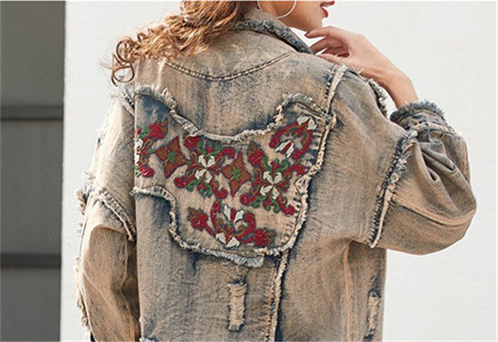 Koreaanse Dames Jeans Jassen Casual Broek Womens Denim Tweedelige Sets Lente Trainingspak Vrouw Bloemen Kleding Outfits