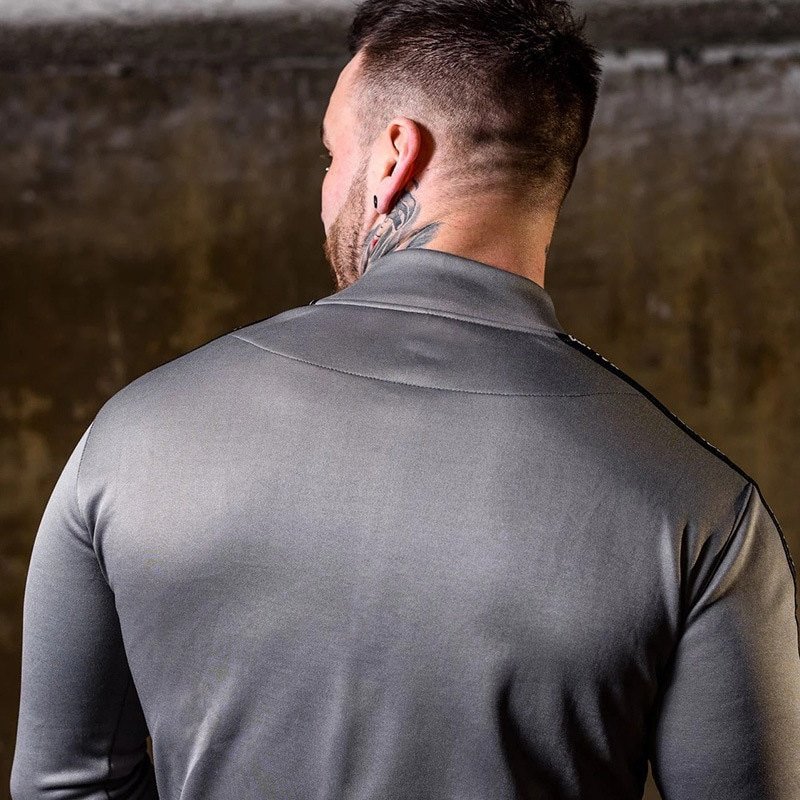 2020 Europese En Amerikaanse Ins Nieuwe Modieuze Suitsolid Kleur Rits Jas Basketbal Fitness Jogging Broek Mannen Sets