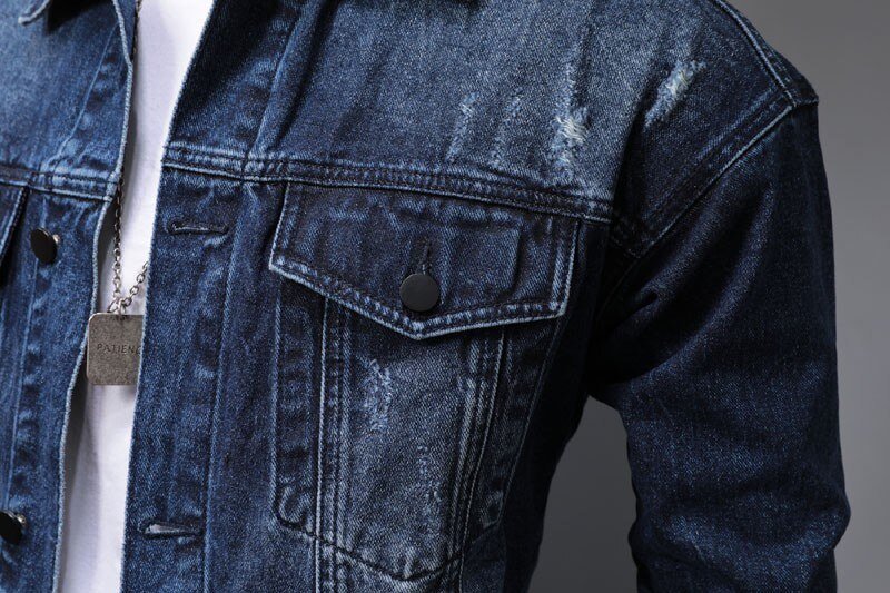 2 Mannen Nieuwe Herfst Mode Koreaanse Slim Fit Denim Jassen En Jeans Casual Tweedelige Sets Merk Kleding Suits