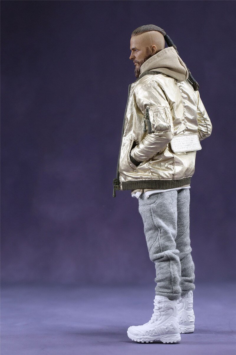 1/6 Mannen Mode Vlucht Jas Sets Lederen Jas Jeans Laarzen Model Voor 12 Inch Bigbang Kleding Accessoire