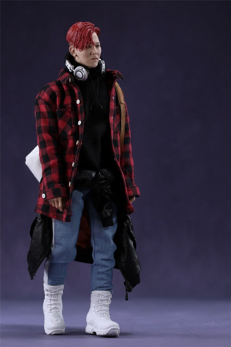 1/6 Mannen Mode Vlucht Jas Sets Lederen Jas Jeans Laarzen Model Voor 12 Inch Bigbang Kleding Accessoire