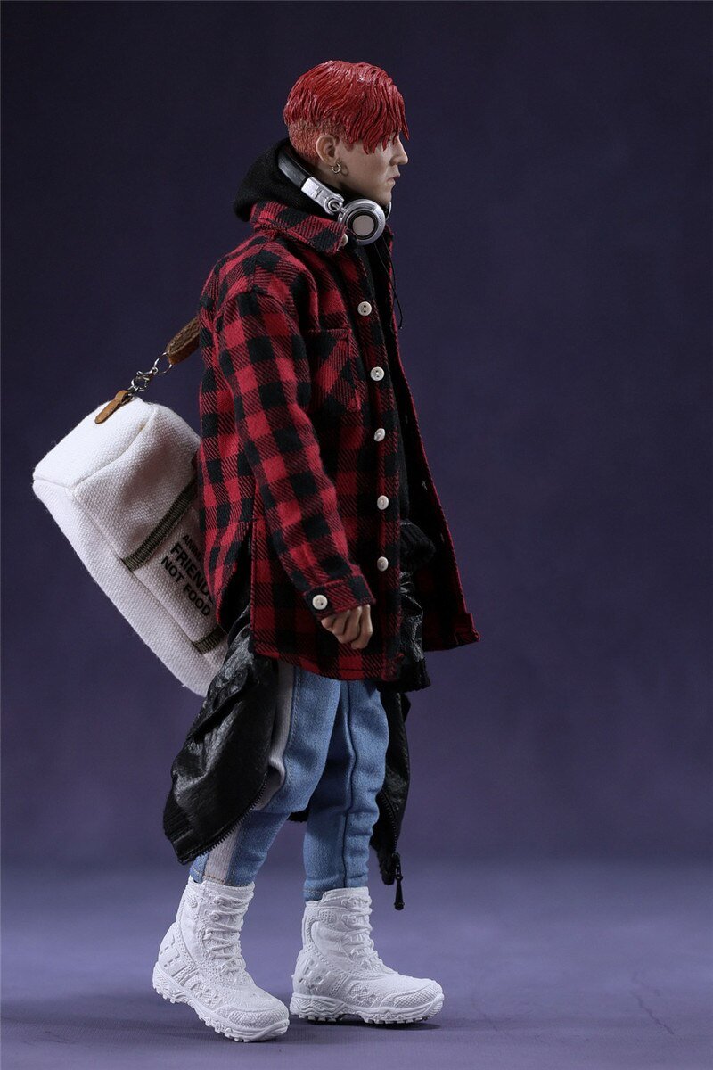 1/6 Mannen Mode Vlucht Jas Sets Lederen Jas Jeans Laarzen Model Voor 12 Inch Bigbang Kleding Accessoire