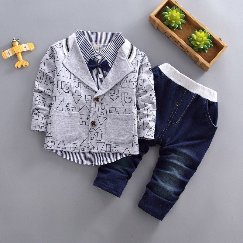 Kinderkleding Herfst Winter Jongens Sport Pak Baby Jongens Kleding Jongens Sets Kinderen Kleding Denim Jas + T-shirt + Jeans 3Pcs Outfits Kinderkleding Herfst Winter Jongens Sport Pak Baby Jongens Kleding Jongens Sets Kinderen Kleding Denim Jas + T-shirt + Jeans 3Pcs Outfits