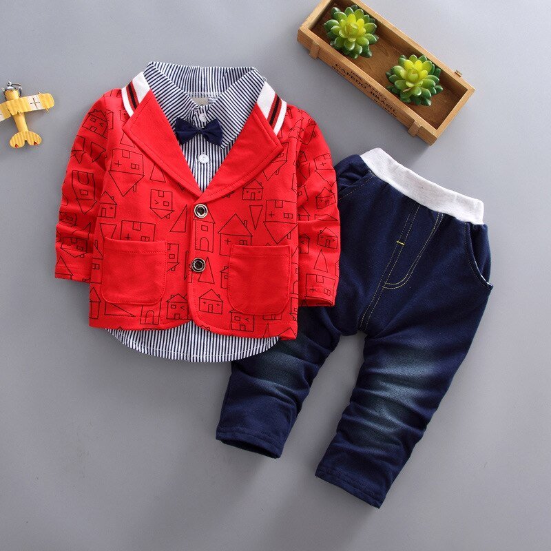 Kinderkleding Herfst Winter Jongens Sport Pak Baby Jongens Kleding Jongens Sets Kinderen Kleding Denim Jas + T-shirt + Jeans 3Pcs Outfits Kinderkleding Herfst Winter Jongens Sport Pak Baby Jongens Kleding Jongens Sets Kinderen Kleding Denim Jas + T-shirt + Jeans 3Pcs Outfits